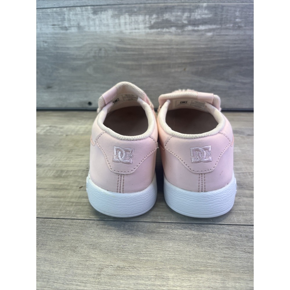 DC Villain Womens Light Pink Leather Loafers Slip On Casual Shoes Size 6.5 - Picture 5 of 10